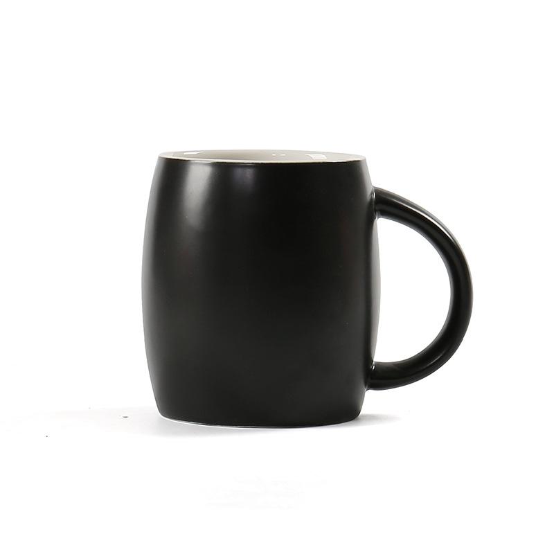 Keramisk kaffekopp med lokk, Vintønnekrus, Par-kopp, Vannkopp, Gavekopp, Reklamekopp