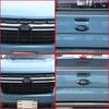Car Sticker Ford New 2025 Hot For Ford Maverick 2022+ABS Carbon Fiber/ Black Logo Decoration Ring Front&Rear Cover 2026s Accesso