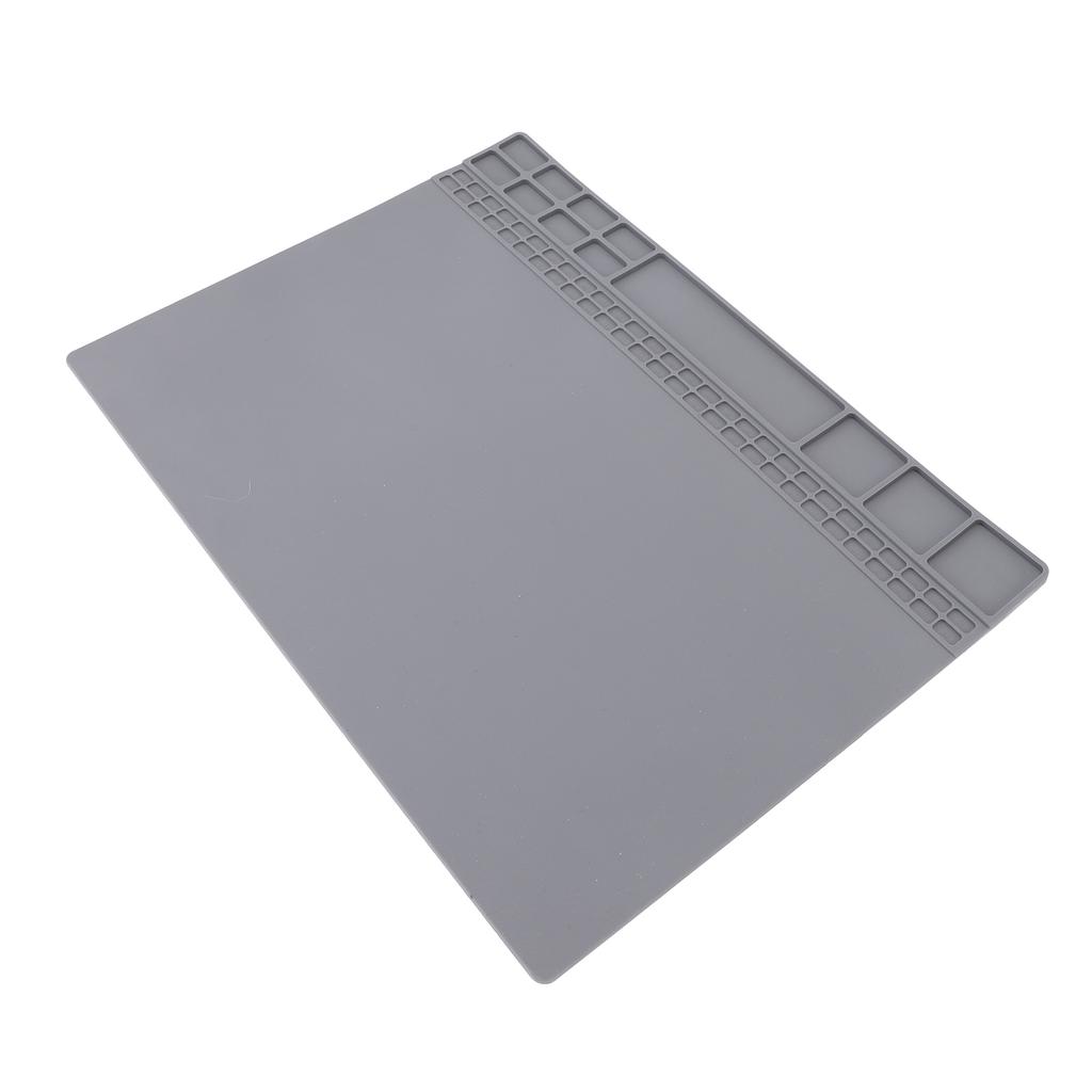 Heat Insulation Silicone Work Mat Multifunctional Non Slip 932 Degrees F High Temperature Proof Repair Work Mat for