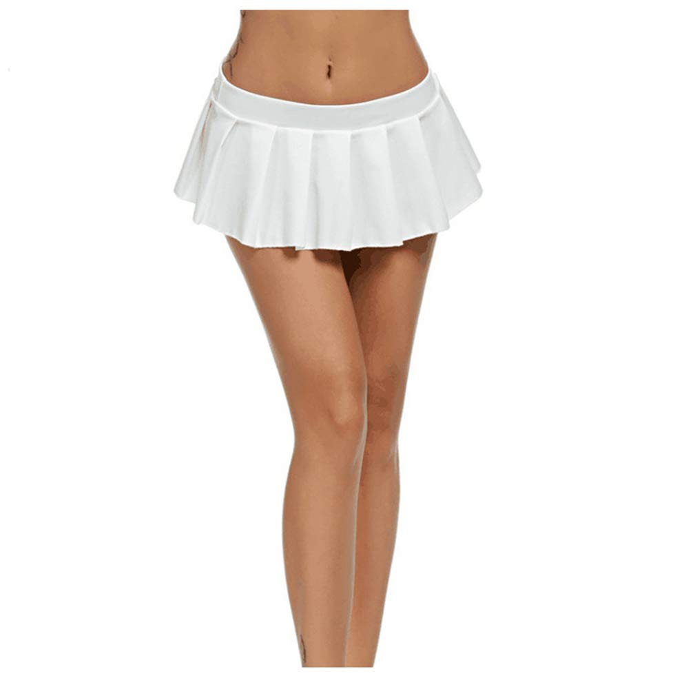 

Super Micro Mini Skirt Mini Skirt Sexy Large Size 5 Colors (Sat night) (XXL, White)