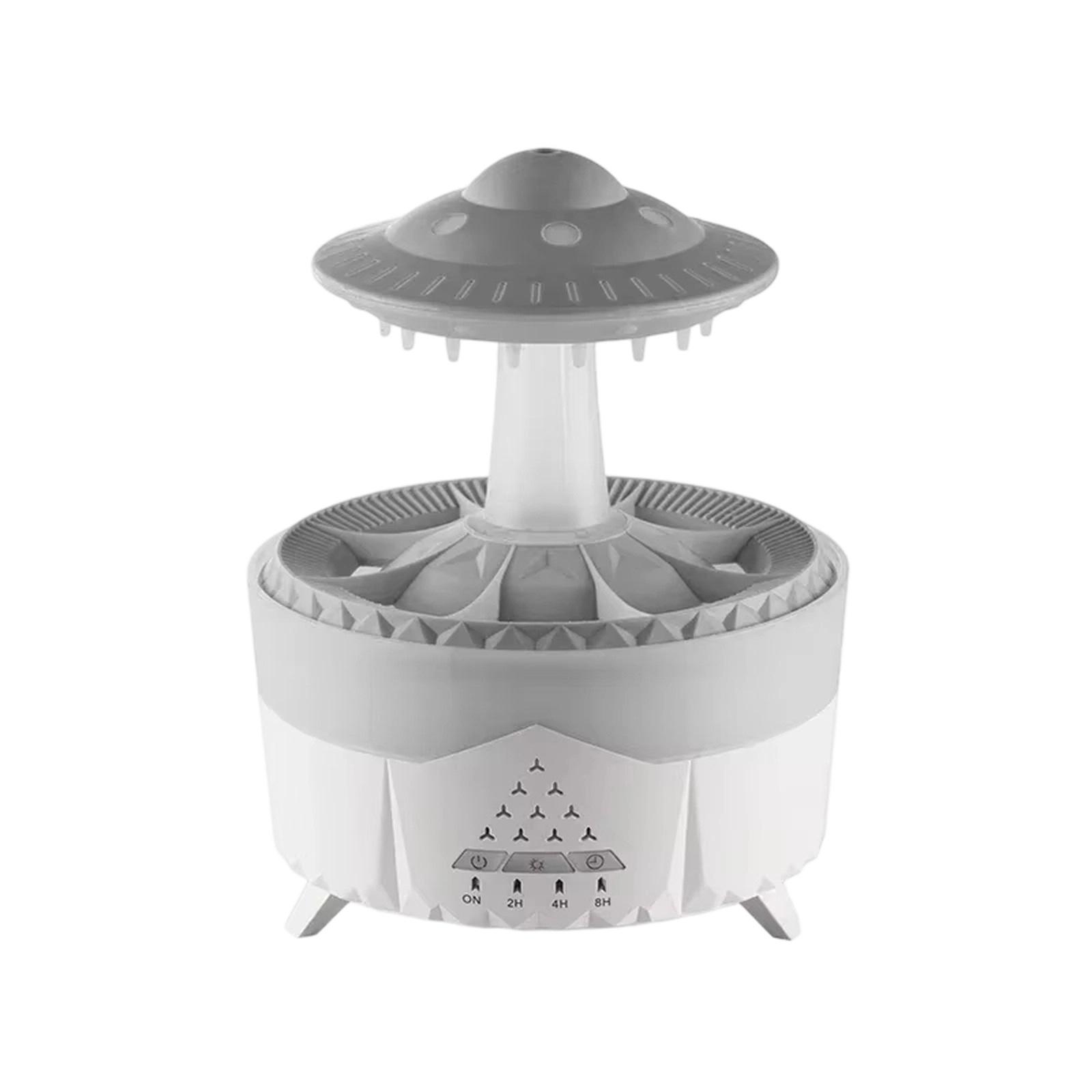 

Ultrasonic Essential Oil Diffuser Humidifier with Large Mist Output Remote Control and Timer Function for Home Use белый