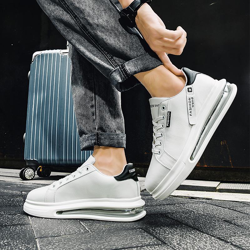 

Модные брендовые кроссовки для мужчин, повседневная обувь, новые мягкие удобные туфли из искусственной кожи, дышащие туфли на плоской подошве для мужчин, tenis masculino 39