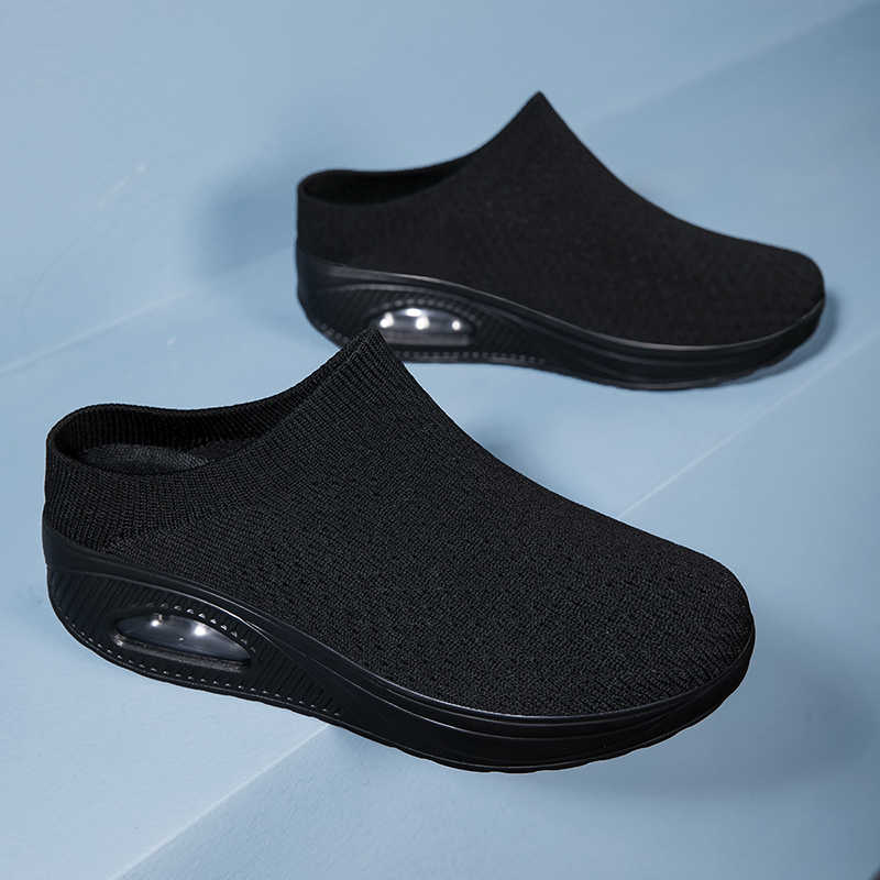 Fashion Round Foot Without Strap Low Heels Shoes For Women Silver Heel For Women Best Quality Luxury Shoes Sneakers Sport Kawaiis