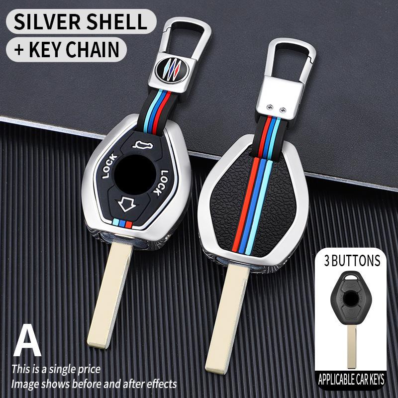 BMW Classic Rovný Kryt na Klíč od Auta: Kompatibilní s modely X35, Z34, řady 357, E38, E39, E46, E83.