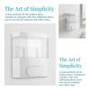 300ml Capacity Soap Dispenser Plastic Lotion Dispenser  Restroom Bathroom Kitchen Shower
