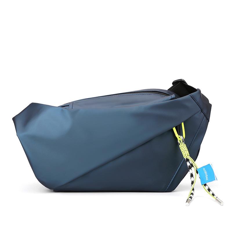 Borsa a tracolla da uomo in nylon impermeabile per sport all'aria aperta, da corsa, da ciclismo, grande capacità, da viaggio, per telefono, borsa a tracolla