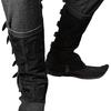 Medieval Gaiters Leg Covers Knight Boot Covers Sterevunk Leg Guards Warriour Knight Cosplay Costume Accessories Gifts
