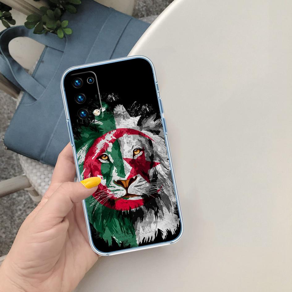 CJ2 Algerian Passport Flag Soft Shell Transparent Phone Case for Motorola Moto G7 G8 G9 G84 G85 G73 G24 G15 Z2 Play Power Plus