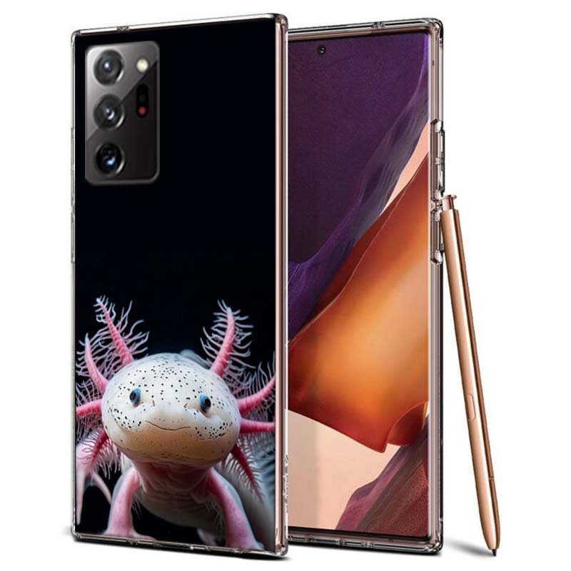 

Smiling Salamander Phone Case for Samsung A55 A35 A25 A15 A07 A05S A16 A17 A26 A36 A37 A56 A57 Galaxy Note 20 10 A50S A71 A51 A3 Samsung A40