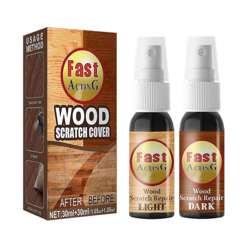 Scratch Remover Wood, Parquet Scratch Removal, Quick Acting Scratch Repair Spray For Wooden Table Bed Floor - RiRi