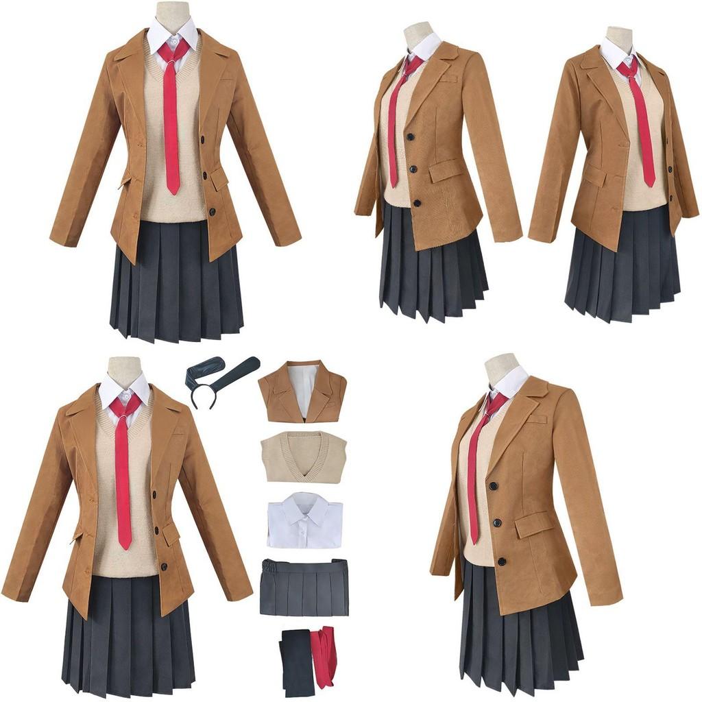 Buta Seishun Yarou Wa Bunny Girl Sakurajima Mai Cosplay Costume Full Outfit Set