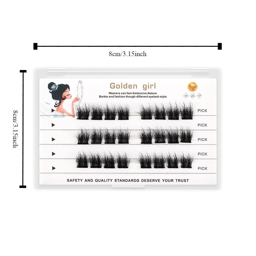3 Pairs/set Mixed Styles False Eyelashes Set Instant Wool Eyelash Extensions False Eyelash  Women