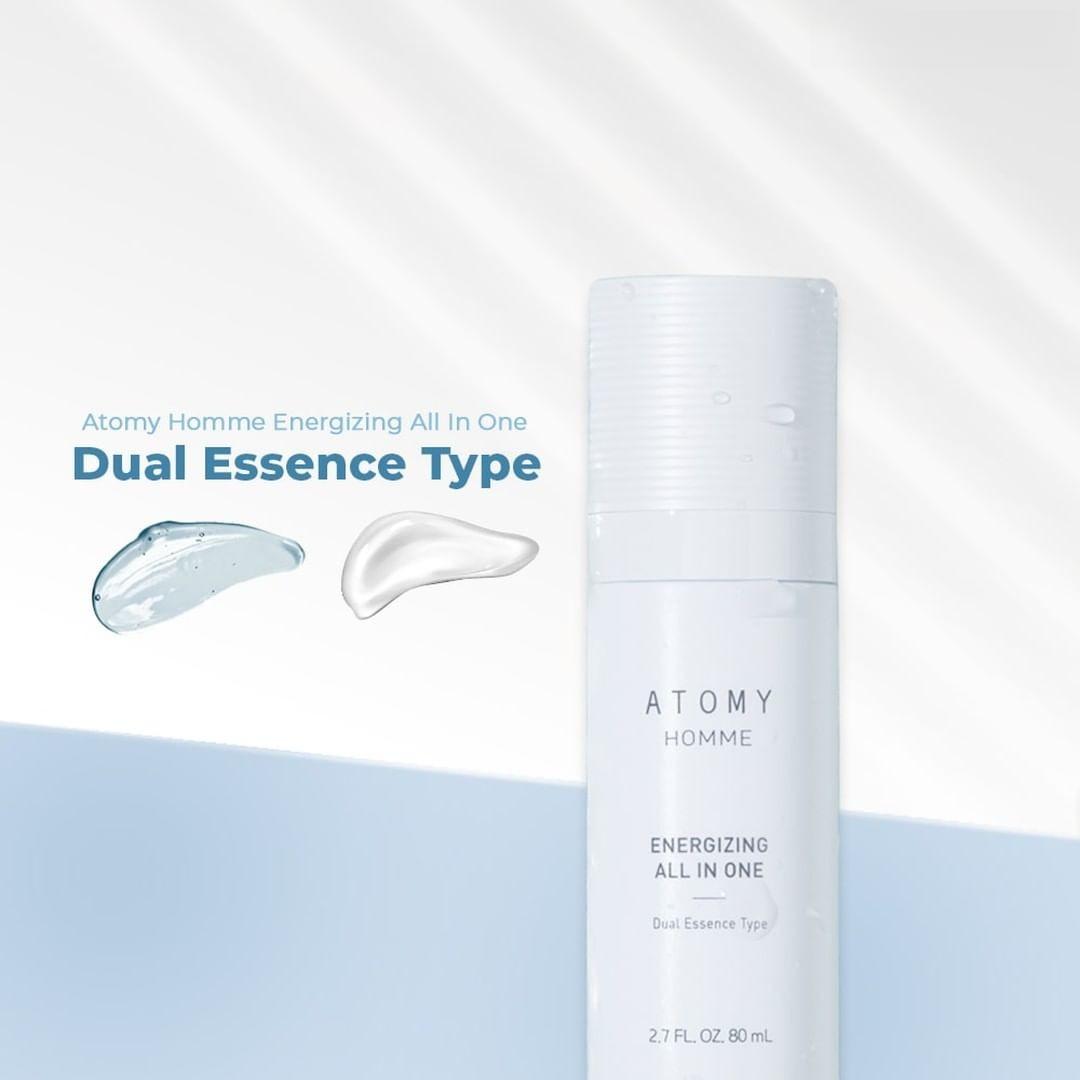 Atomy Homme Energizing All In One Dual Essence, тип 80 мл : Жирная кожа 80ml : Oily Skin