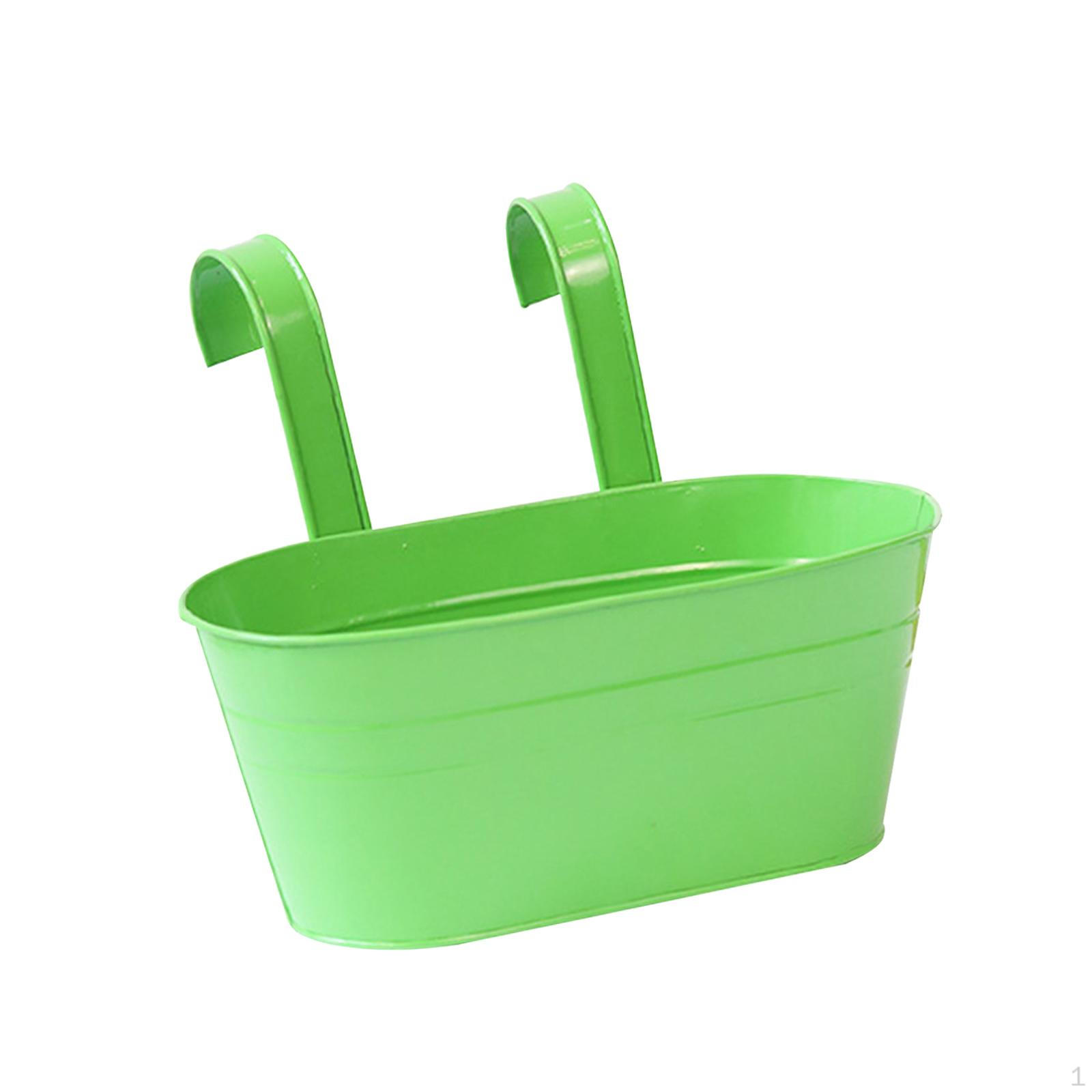 

Подвесной цветочный горшок, железное ведро, плантатор, съемные крючки, держатель для растений для балкона, спальни