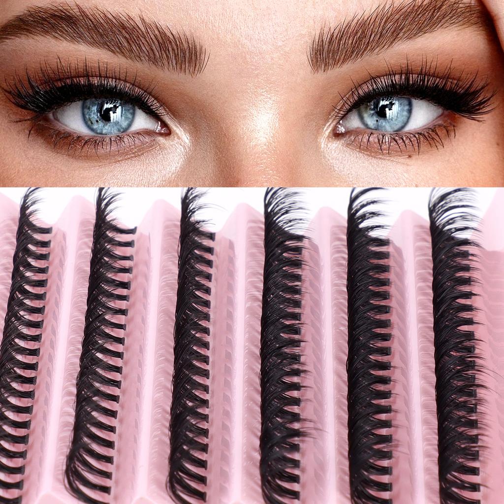 Diy Single Cluster Of Hot Melt False Eyelashes 200 Clusters Of Simulated Natural Thick Self-Married Eyelashes