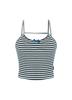 Another A Striped Ribbon Sleeveless [Navy]