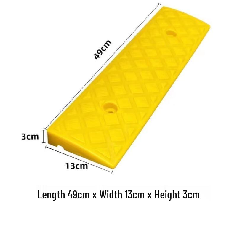 Plastic Vehicle Curb Ramp 3cm High