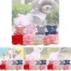 Elegant Red Striped Pet Dress For Small Dogs And Cats Perfect For Summer