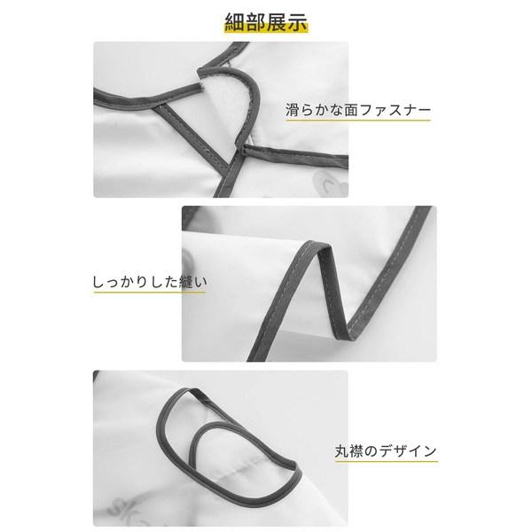 Set of 2 MINGYI Meal Apron Baby Long Sleeve Type Children's Waterproof Lightweight Three-dimensional Pocket 6 Months To 3 Years Old 1 Year Safe