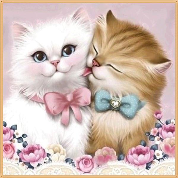 5D DIY Diamant Malerei Cartoon Tier Blume Diamant bestickt Teil Runde Strass Kreuzstich