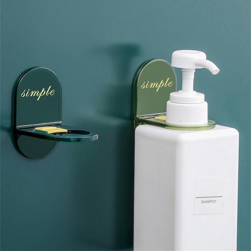 Shower Gel Rack Wall Rack Kitchen Bathroom Hanger Hand Sanitizer Bottle Shampoo Hanger Free Punch