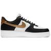 Nike Air Force 1 Low Black White Metallic Gold Sneakers CZ9189-001