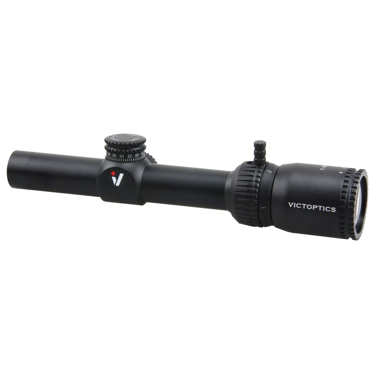 

VictOptics ZOD 1-4x20 Riflescope, 1-4x Variable Zoom, Fogproof, Waterproof, Shockproof, Black [Zeroing Manual Included]