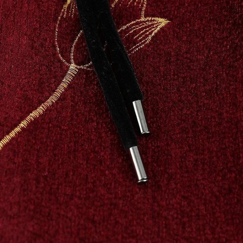 Winter coat wife wedding gift clothes old autumn and winter velvet top women