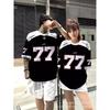 Mens Oversized Streetwear Hip Hop Graphic Tee - Loose Fit Cotton Short Sleeve T-Shirt Fall