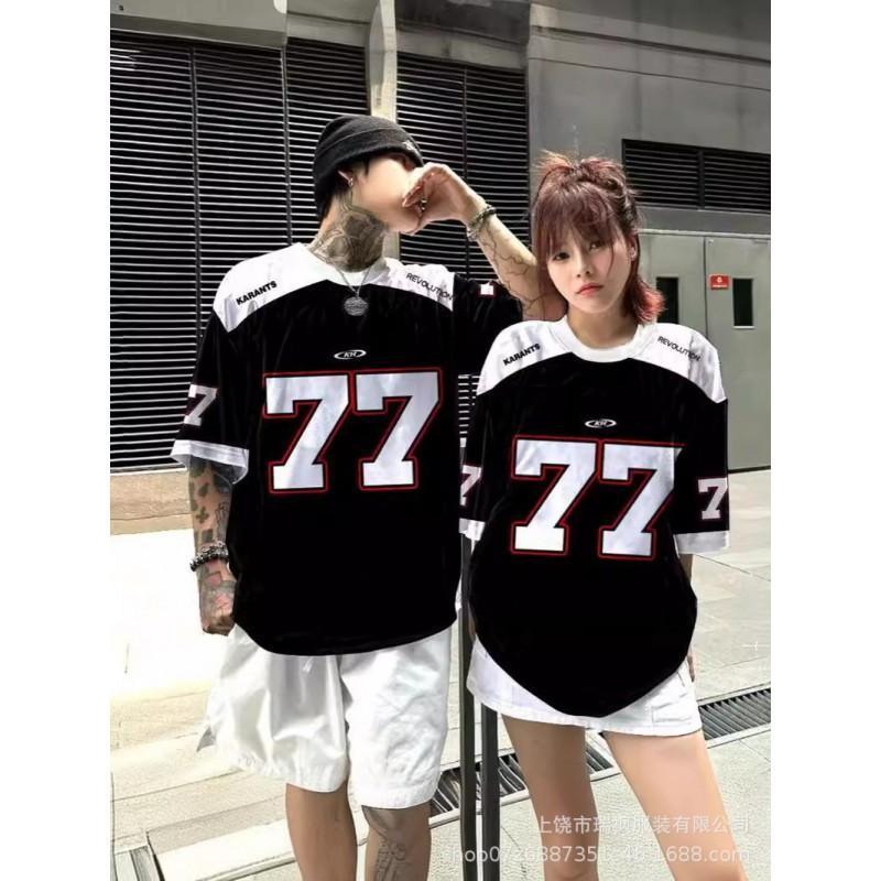 Mens Oversized Streetwear Hip Hop Graphic Tee - Loose Fit Cotton Short Sleeve T-Shirt Fall