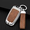 Zinc Alloy Leather Car Key Case For Hyundai Solaris Hb20 I30 Veloster Sr Ix35 Elantra Accent For Kia Sportage K5 Rio Sportage K2