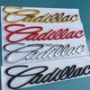 13.5x4cm Car Rear Trunk Letter Sticker Fender Side Metal Badge Emblem For Cadillac ATS BLS CT4 CT5 CTS ESCALADE STS XLR XT6 XTS bsqrw88