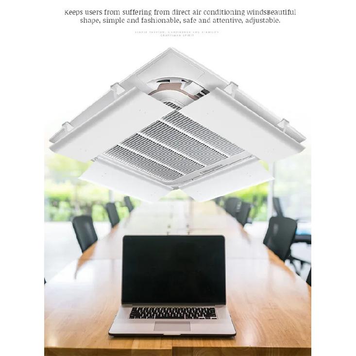 Ceiling unit central air conditioning outlet Antidirect blowing air guide cover ceiling windshield