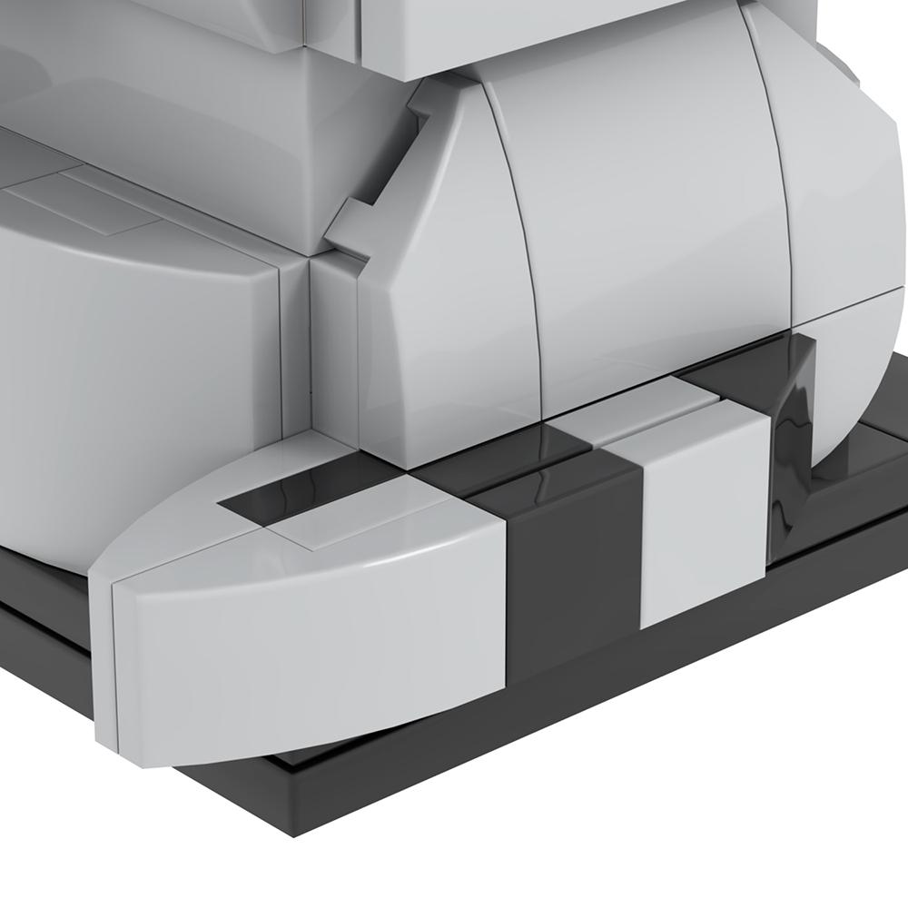 MOOXI Animal Series 158Pcs MOC Bricks Raccoon BrickHeadsed Building Block Kids Education Toys For Children Birthday Gift MOC7222