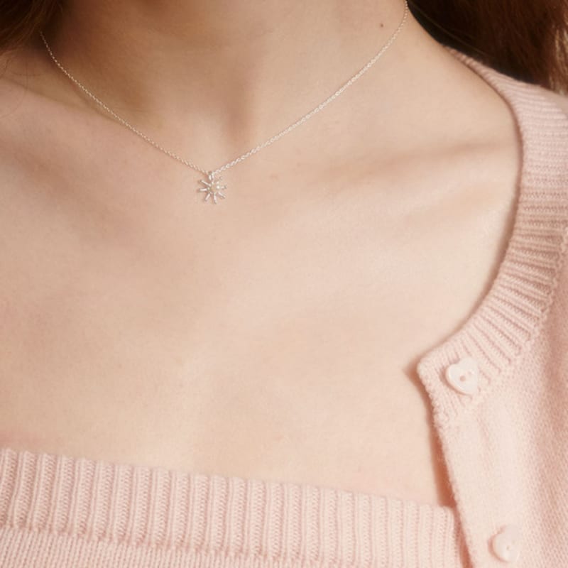 BSWAN Sunshine Silver Gold Necklace