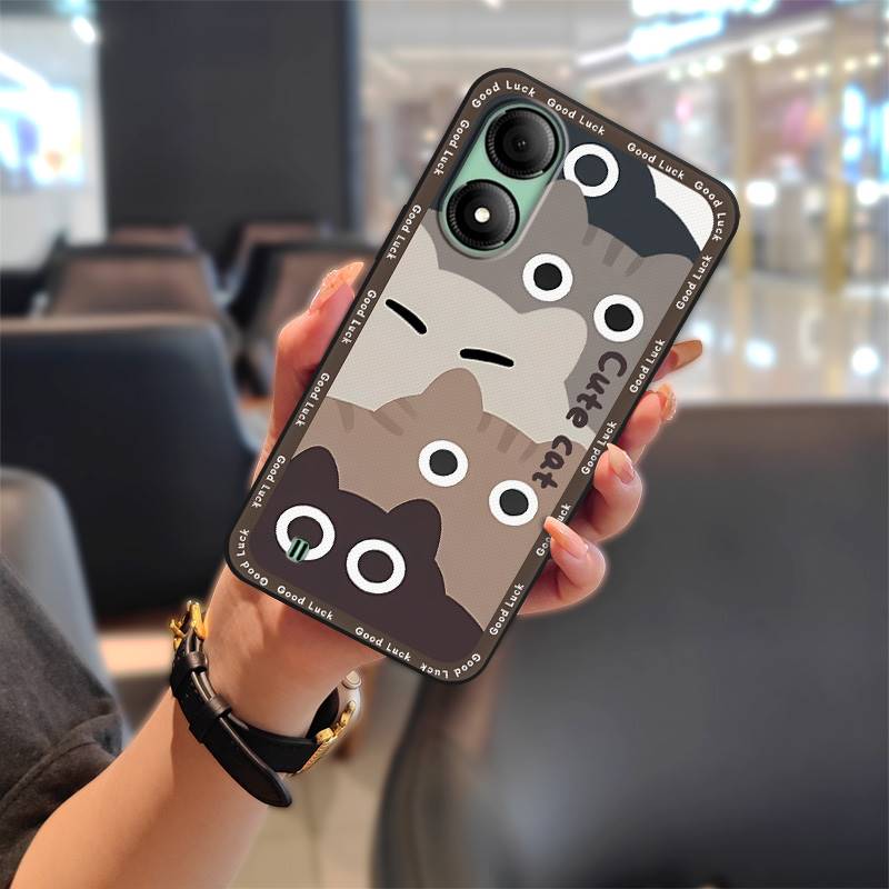 Waterproof Graffiti Phone Case For ZTE Blade A33s Cute Silicone Shockproof Full Wrap Dirt-resistant Protective TPU