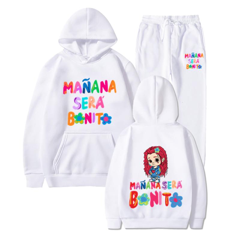 2023 New Karol G Manana Sera Bonito Singer Men/Women Fashionable Tracksuit Costume Men Women Clothing Anime New Hoodie