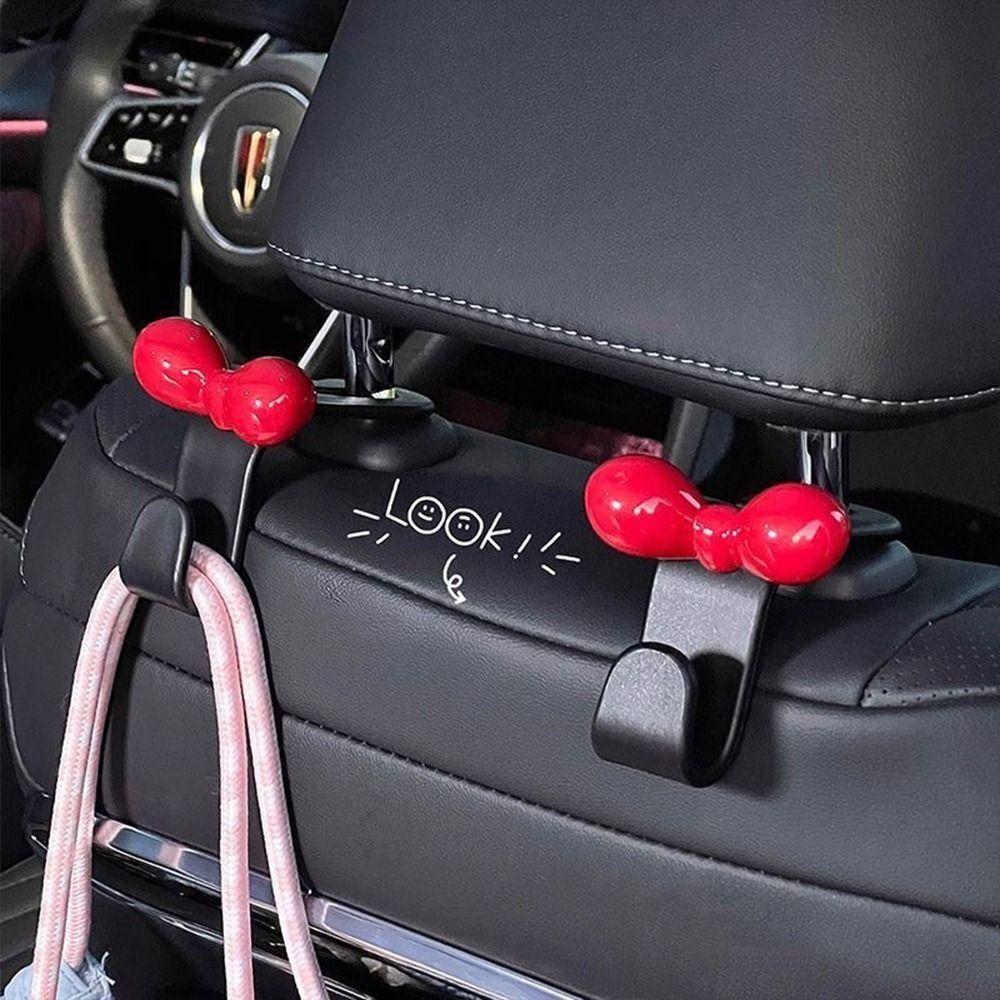 4Pcs Dopamine Sundries Back Storage Hook Multi-functional Seat Back Hanger  Storage Hanger
