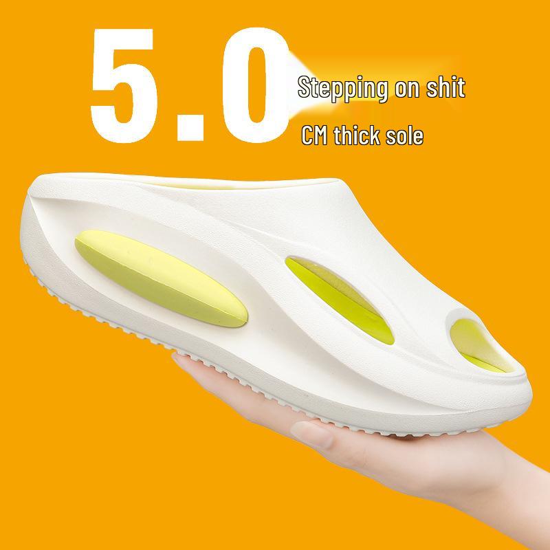 Cross-Border Trendy Color Block Thick Sole Non-Slip Breathable Sports Sandals for Couples