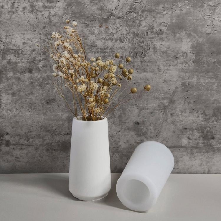Elegant Designs Sturdy Silicone Molds for Vase Crafting Use with Resin Plaster or Concrete for Artistic Creation