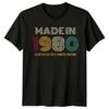 Made In 1980 Unisexs T Shirt 46th Birthday Gift Vintage Fortysix Year Old
