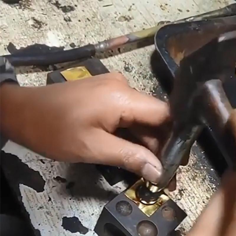 Jewelry Making Punch Set High Strength Steel Jewelry Forming Tool Perfect for Precisions Goldsmith Crafting and Projects