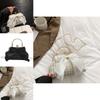 French Chic Fashion Shell Bag With Chain And Bow For Daily Use