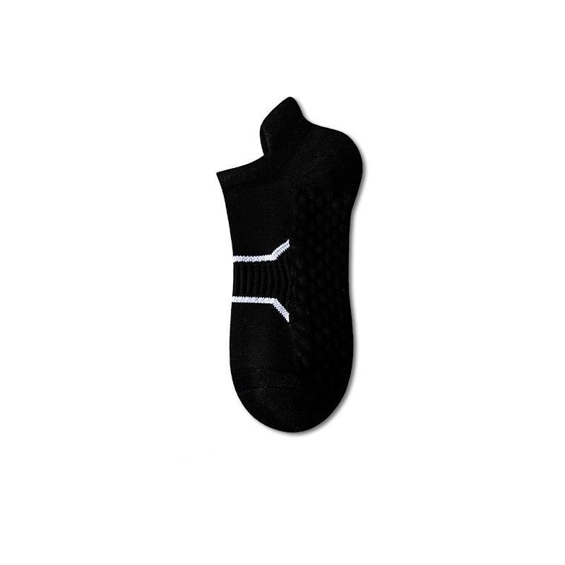 Women's Non-slip Breathable Ankle Socks - Sweat-absorbent Towel Bottom for Spring & Summer, Ideal for Sports, Running & Casual Wear.