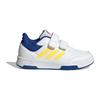 Adidas Tensaurs Versatile Comfortable Shock Absorbing Durable Low Top Kids Running Shoes Kids Running Shoes White Blue Yellow IG8581