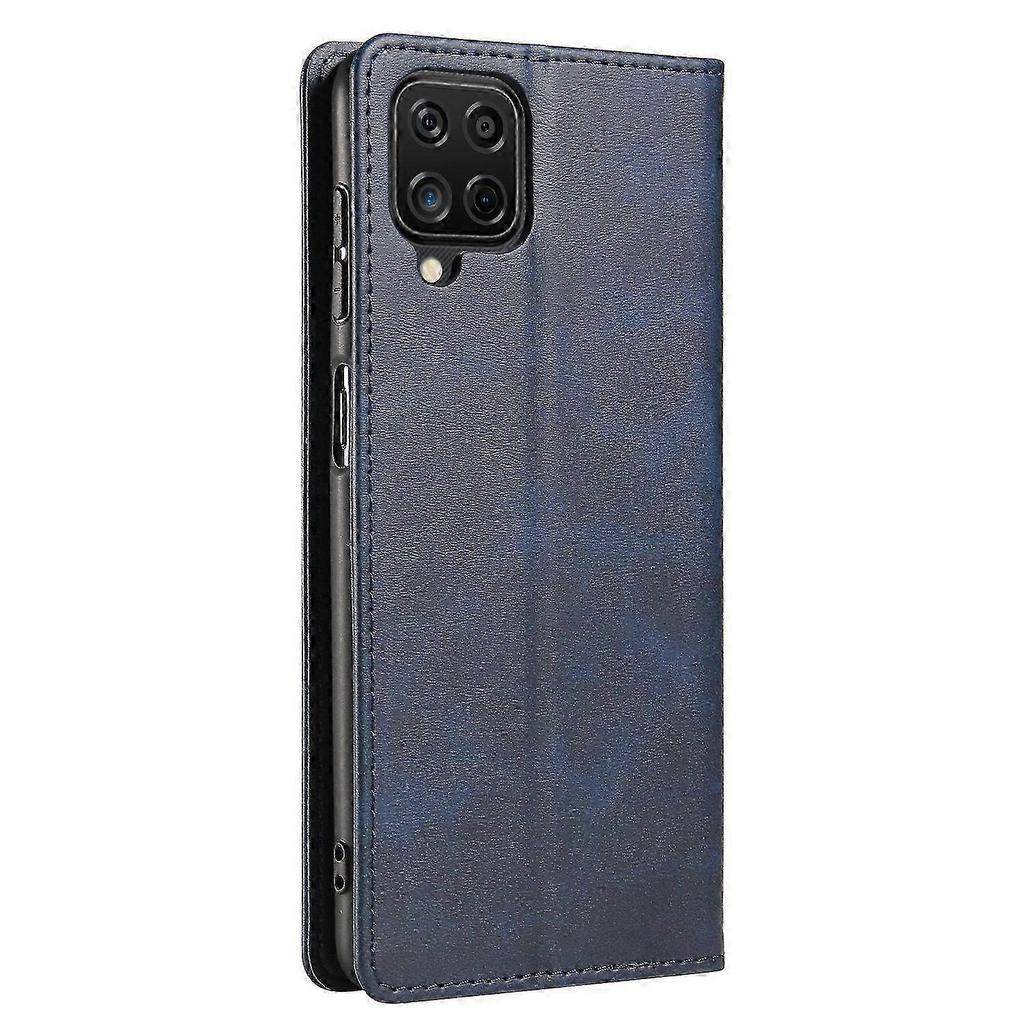 Calf Texture Flip Cover for Samsung Galaxy A12 with Card Slots