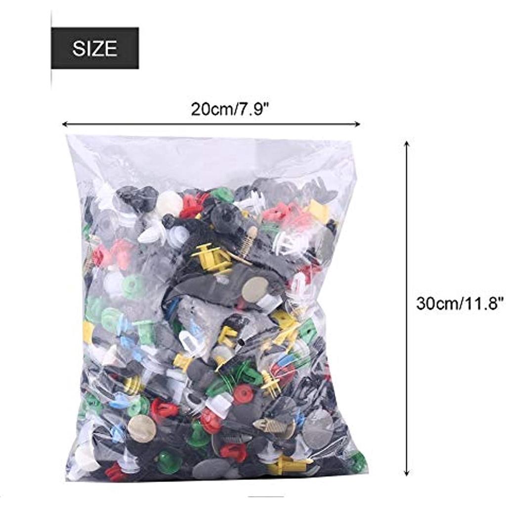1000 Pcs Door Trim Panel Retainer Clip Assorted Plastic Car Door Trim Clip Bumper Fastener Retainer Rivet Push Pin Kit