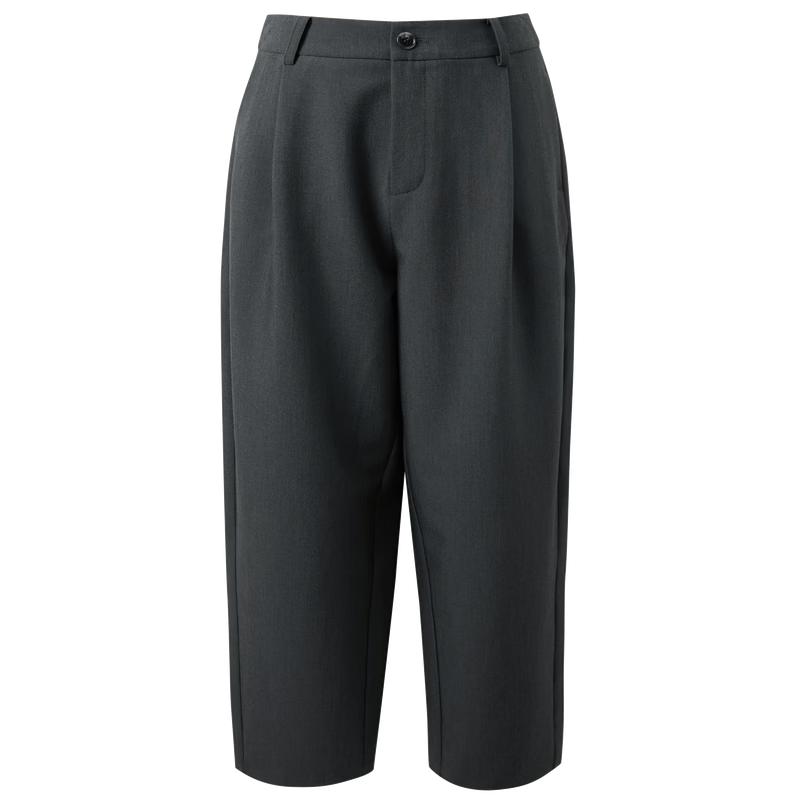 Women s High-Waisted Tapered Ankle Suit Pants S