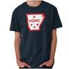 Arkansas Map Home State Pride AR Local Flag Womens or Mens Crewneck T Shirt Tee
