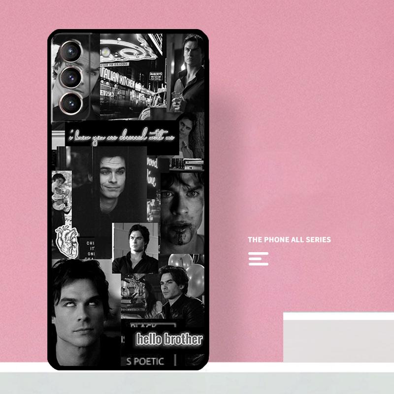 Damon Salvatore The Vampire Diaries Phone Case For Samsung Galaxy S24 S26 Ultra S20 S21 S22 S23 S25 Plus S10 S25 FE Cover Coque